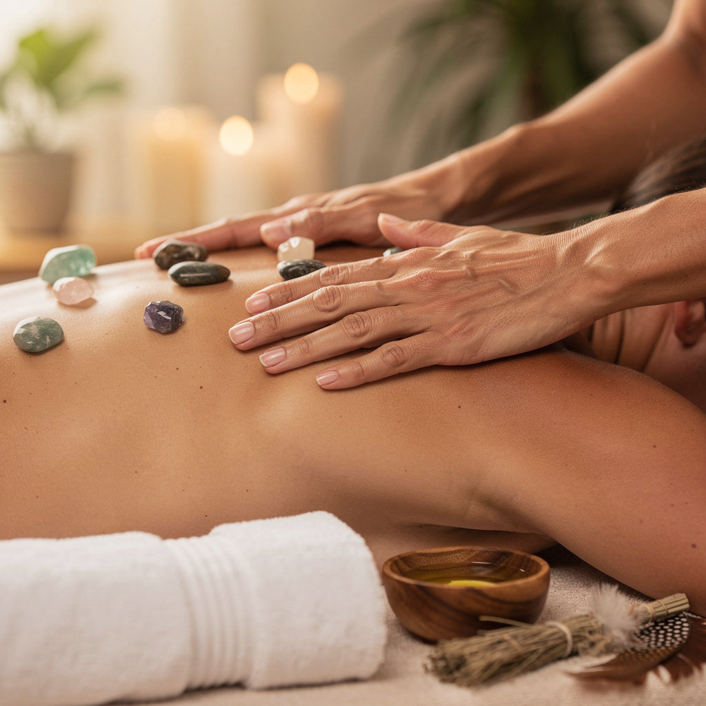 Shamanic Intuitive Massage San Diego holistic healing session promoting energy balance and spiritual wellness